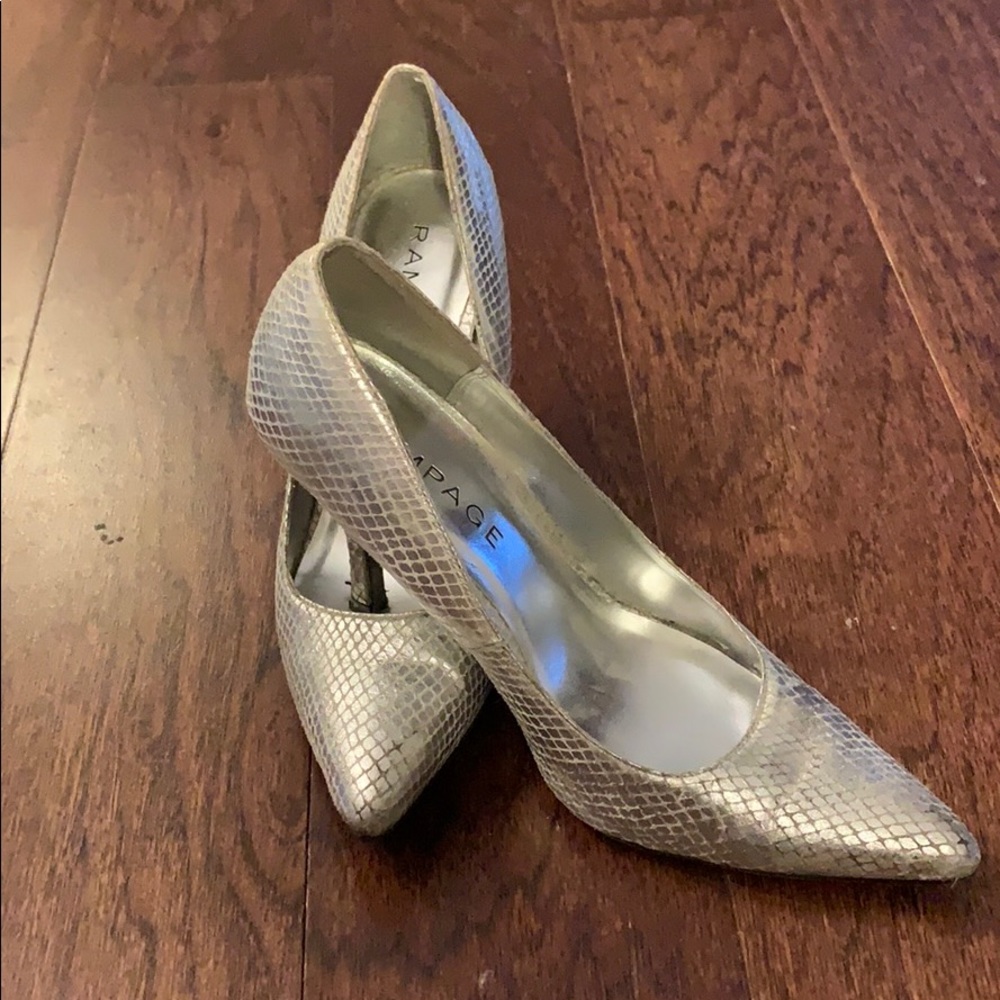 Silver heels